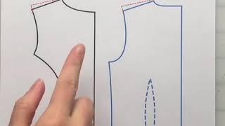 Horizontal Draglines at the Neck  Shoulder Slope Pattern Correction how to fix horizontal wrinkles [upl. by Anirdua]