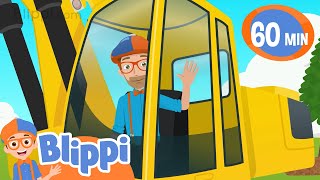 Excavator Song  BLIPPI  Educational Songs For Kids [upl. by Waxman]