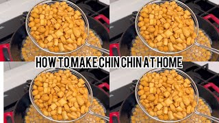 How To Make Chinchin At Home Very Delicious Nigerian Snack  Beginner Friendly Recipe [upl. by Ennaitak904]