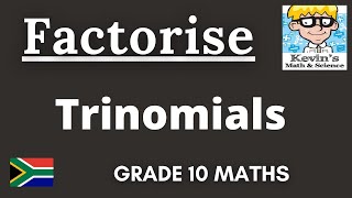 Trinomial Factorisation grade 10 [upl. by Aseret]