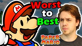 Ranking All Paper Mario Games from Worst to Best including Origami King  Infinite Bits [upl. by Cummings]