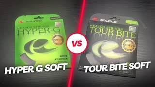 Which string is better Solinco Hyper G Soft VS Tour Bite Soft [upl. by Basir]