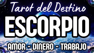 ESCORPIO ♏️ NO BUSQUES CON EL PENSAMIENTO Y PONTE EN ACCIÓN❗Tarot del Destino escorpio [upl. by Clo]