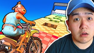 Speedrunning Fortnite Bike Obby [upl. by Aw]