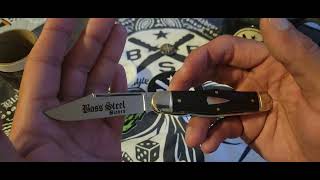 Exclusive review of the GEC Northfield 32 SFO Boss Steel Blades quotThe Bossquot by Old School EDC [upl. by Ellata]