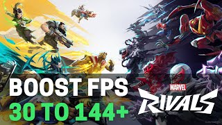 BEST PC Settings for Marvel Rivals Maximize FPS amp Visibility [upl. by Llertnauq]