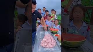 Watermelon Ice cream for poor kids shorts usa [upl. by Hafeetal]