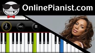 Leona Lewis  Better In Time  Piano Tutorial amp Sheets Beginner amp Intermediate [upl. by Clyte]