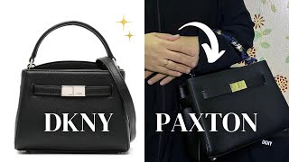 DKNY bag review  Medium Paxton Tote Bag  Life of Faye [upl. by Icak]