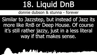 26 Subgenres of Drum n Bass with examples [upl. by Aleac366]