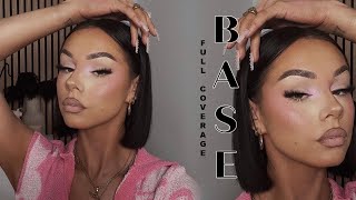 THE BEST BASE YOU WILL EVER HAVE  step by step long lasting full coverage foundation routine [upl. by Missi328]