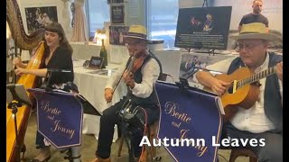 Autumn Leaves  ViolinGuitarHarp Jam [upl. by Massarelli228]