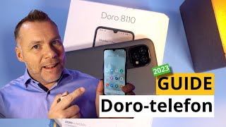 Test af Doro 8110 og Doro Watch  God smartphone og ur til seniorer og ældre [upl. by Allison]