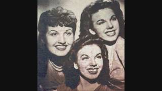 The Dinning Sisters  My Adobe Hacienda 1947 [upl. by Whitten]