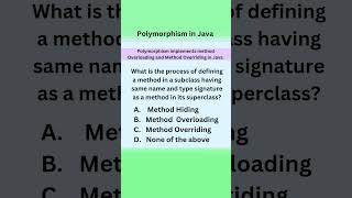 Polymorphism in Java computerscienceeducation [upl. by Haisi919]