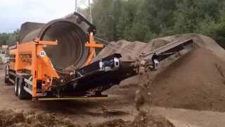 Trommel Screen  Doppstadt SM518 Plus Topsoil Application [upl. by Marpet]