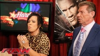 Raw  Mr McMahon questions Vickie Guerreros decision making abilities Raw June 10 2013 [upl. by Omrellug]