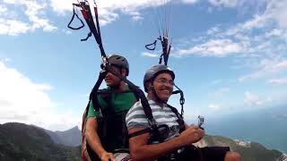 Salto de ParapentePedra da GáveaRio de Janeiro [upl. by Lanza546]