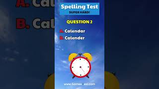 English Spelling Test  Hard [upl. by Missy]