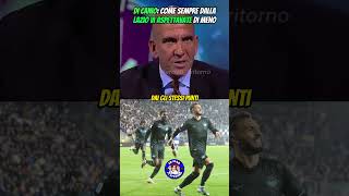 Di Canio quotVi aspettavate che la Lazio finisse decimaquot [upl. by Htomit]