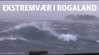 Storm slams southern parts of Norway [upl. by Ryun]