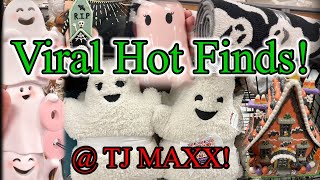 I found all the VIRAL HOT ITEMS  TJ MAXX Plus lots more New Halloween hitting the stores🎃💀👻 [upl. by Nevs140]