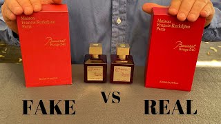 Fake vs Real Baccarat Rouge 540 Francis Kurkdjian Perfume 70 ML Extrait de Parfum [upl. by Lucho]