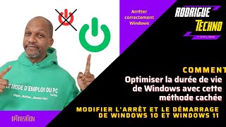 Pour faire durer votre windows apprenez comment léteindre [upl. by Cloe]