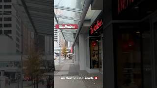 Tim Hortons in Canada 🇨🇦 canada internationalstudents canadavlog canadalife punjabi travel [upl. by Marget]