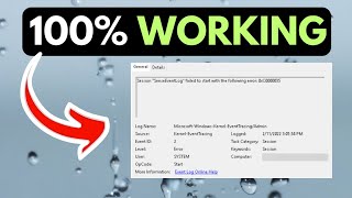 Kernel Event Tracing Error 0XC0000035 On Windows 11 FIXED [upl. by Yesnyl652]