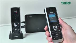 W52P DECT IP Phone  Register Account [upl. by Latif926]