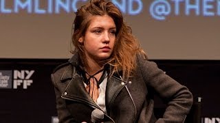 NYFF51 Blue is the Warmest Colorquot Press Conference  Abdellatif Kechiche Adèle Exarchopoulos [upl. by Akeihsat]