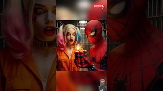 Super Heroes Save their Girlfriends from Prison ❤️🔥 spiderman marvel dc [upl. by Reiners]