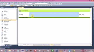 How to create master page in asp net [upl. by Norrabal57]