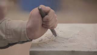 Learn Stonemasonry  3  Stone Cutting Techniques [upl. by Naujled]