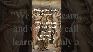 Platos Lifechanging Quote On Knowledge Tap Into The Power Of Your Memory Today platoquotes plato [upl. by Naujak]