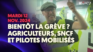 BIENTÔT LA GRÈVE  AGRICULTEURS SNCF ET PILOTES MOBILISÉS [upl. by Ameehsat16]