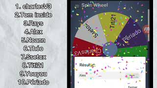 Je juge 10 youtubeur en faisant 1 classement  avec 1 roue aléatoire [upl. by Dettmer]