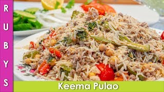 Mutton Keema Chana Yakhni Pulao Recipe in Urdu Hindi  RKK [upl. by Arni]