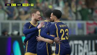 eFootball 2024  A Isak  Wonderful Goals 0001 acrobatic goal assist by J Willock [upl. by Norb456]