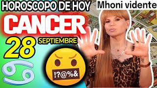 DETENTE YA❗️ALGUIEN PREPARA UNA MALDAD🤬 Cancer ♋ MONHI 🔮 Horoscopo De Hoy 28 De Septiembre 2024 [upl. by Agnizn]