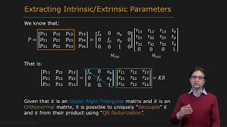 Intrinsic and Extrinsic Matrices  Camera Calibration [upl. by Crispas303]