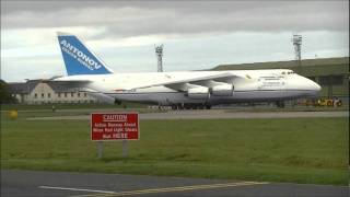 Antonov 124100 RAF Leuchars Fife Scotland 121011 [upl. by Ami]