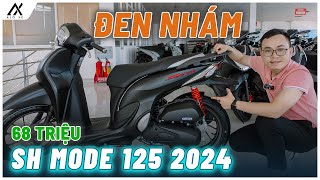 Cận cảnh Honda Sh Mode 125 2024 Đặc Biệt ABS Đen Nhám giá chỉ 68 TRIỆU  Alo Xe [upl. by Nwadal141]