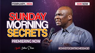 SUNDAY SECRETS 4TH FEBRUARY 2024  Apostle Joshua Selman Commanding Your Morning [upl. by Lorette]