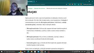 AULA 4  ARGUMENTAÇÃO  Os movimentos de dedução e indução dentro da construção textual [upl. by Sherrard]