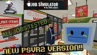 Job Simulator New PSVR2 version  All Jobs Gameplay amp Review  PlayStation VR2 [upl. by Grindle]