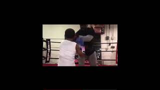 Kid got handz… ChampZILLA… boxing shorts [upl. by Nehte]