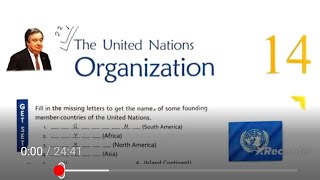 ICSE class 8 civics chapter 14 The United Nations organization [upl. by Ayotal]