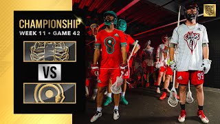 2021 PLL CHAMPIONSHIP FULL HIGHLIGHTS  Chaos vs Whipsnakes [upl. by Ibloc]